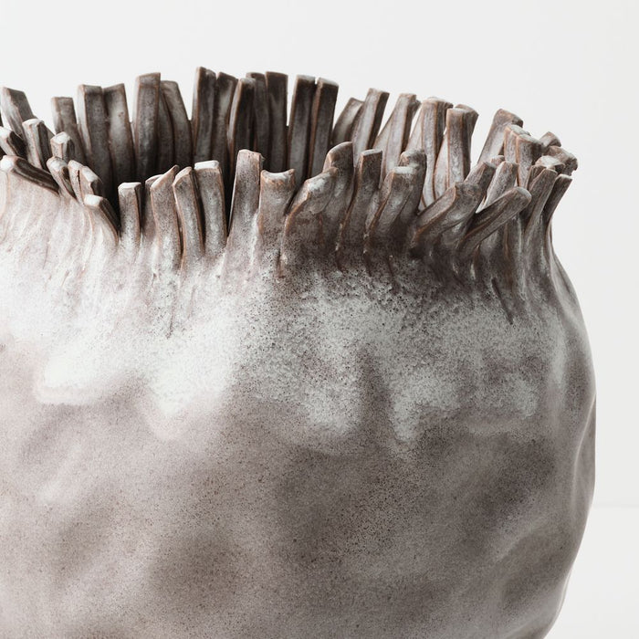 Bruma Vase 31cm Ash Grey - FLORA DESIGNS