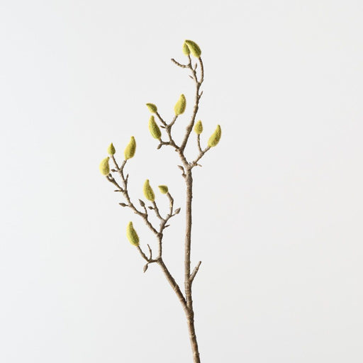 Artificial Magnolia Bud Spray 82cm Natural - FLORA DESIGNS