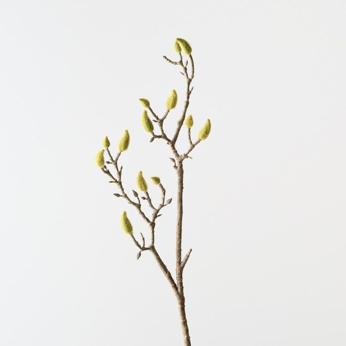 Artificial Magnolia Bud Spray 82cm Natural - FLORA DESIGNS