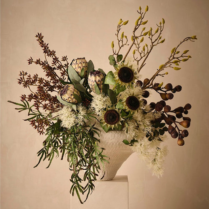 Artificial Magnolia Bud Spray 82cm Natural - FLORA DESIGNS