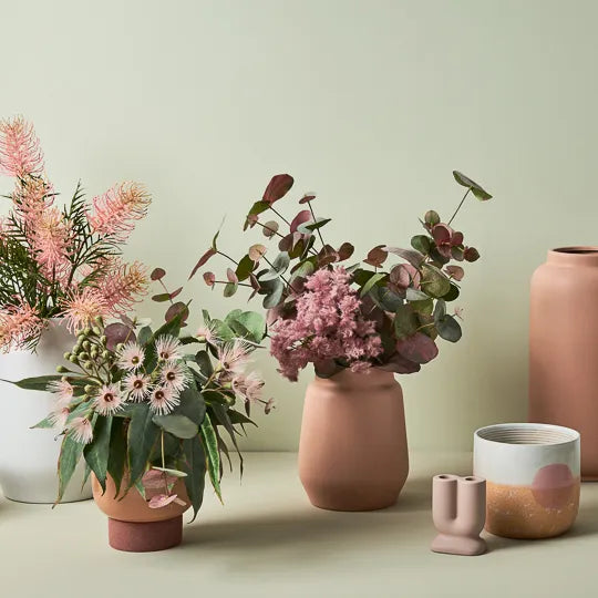 Eucalyptus Flowering Pink 53cm - Pack of 12