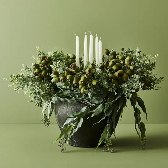 Eucalyptus Gum Nut Green 51cm - Pack of 12