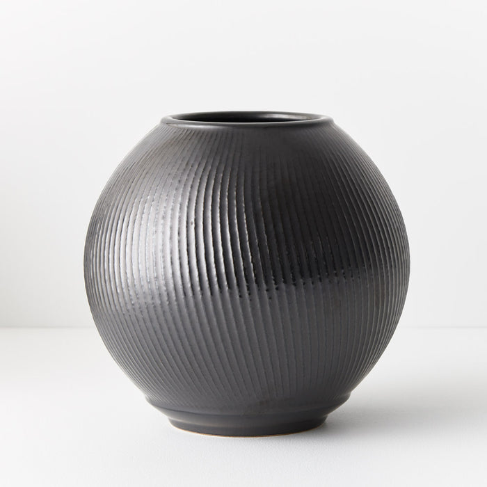 Vase Suki Black 19cm Pack of 2