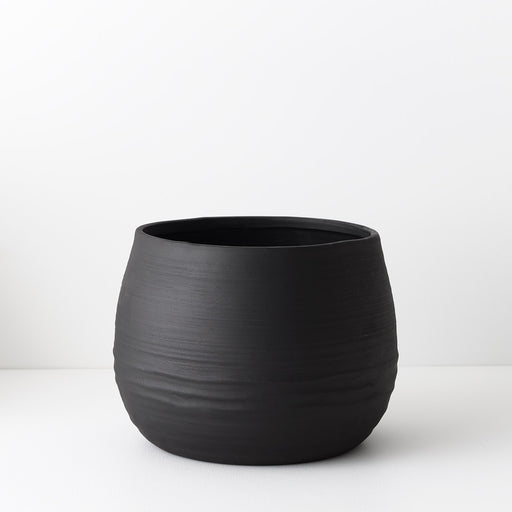 Pot Takala Black 20cm x 27cm Pack of 2