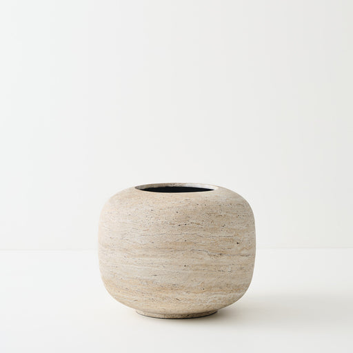 Pot Koro Ivory Travertine 30cm x 40cm