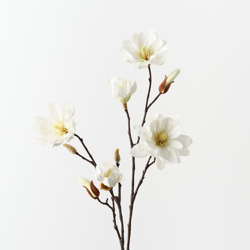 Magnolia Tree Spray White 79cm Pack of 12