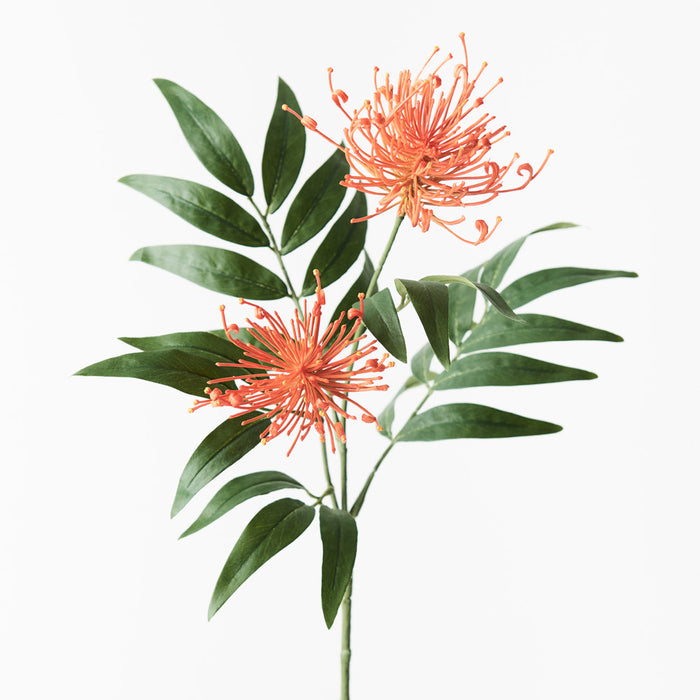 Grevillea Spray Orange 74cm Pack of 12