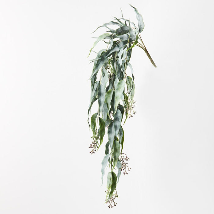 Eucalyptus Seed Hanging Bush Dark Green 74cm Set  of 6