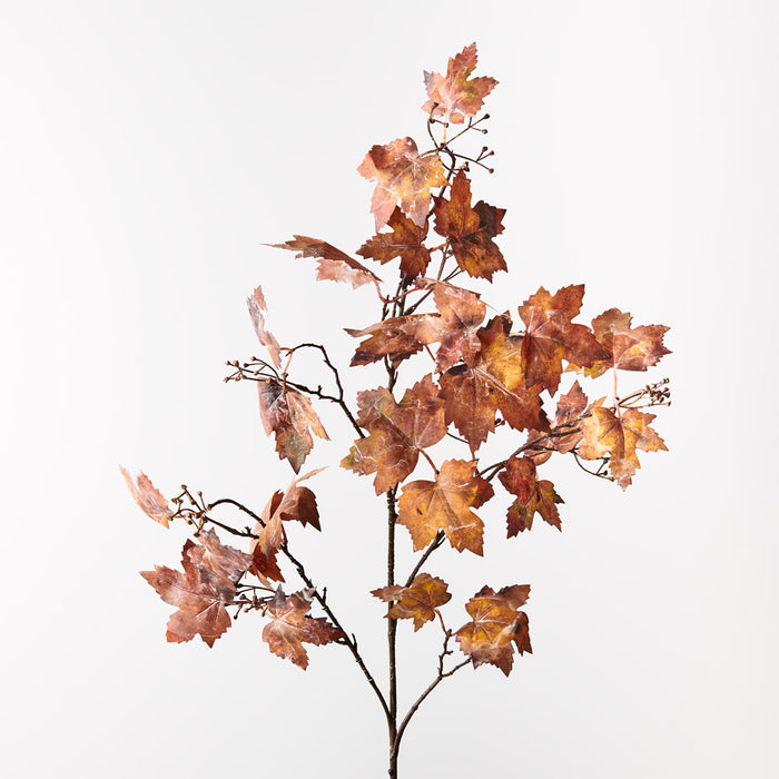 Maple Leaf Seed Spray Rust 102cm - Pack of 12