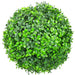 Medium Green Leaf Buxus Topiary Ball UV Resistant 28cm
