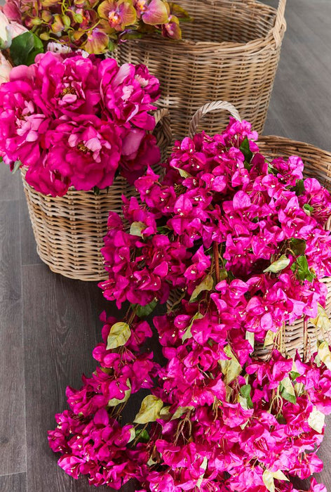 Bougainvillea Garland 120cm Fuschia Pack of 6
