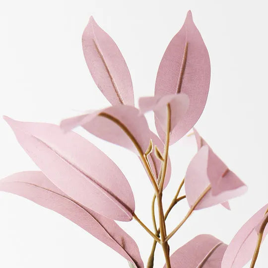 Eucalyptus Long Leaf Spray 78cm Dusty Pink Pack of 12