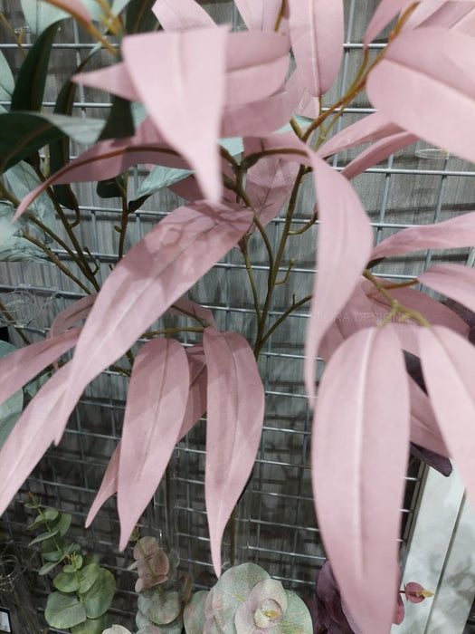 Eucalyptus Long Leaf Spray 78cm Dusty Pink Pack of 12