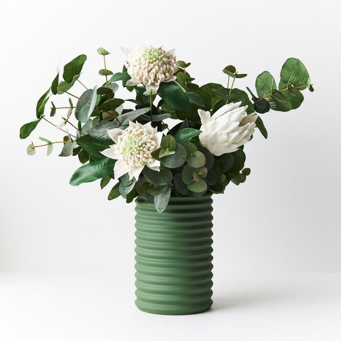 Eucalyptus Silver Dollar Bush Green Grey 55cm Pack of 6