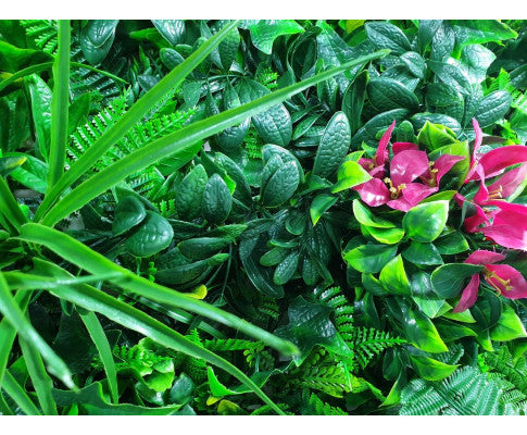 Flowering Lilac Vertical Garden / Green Wall UV Resistant 100cm x 100cm Panel