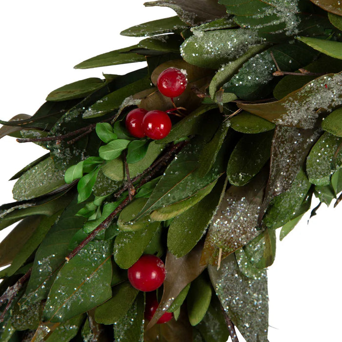 Frosted Berry Wreath 43cm Set of 2