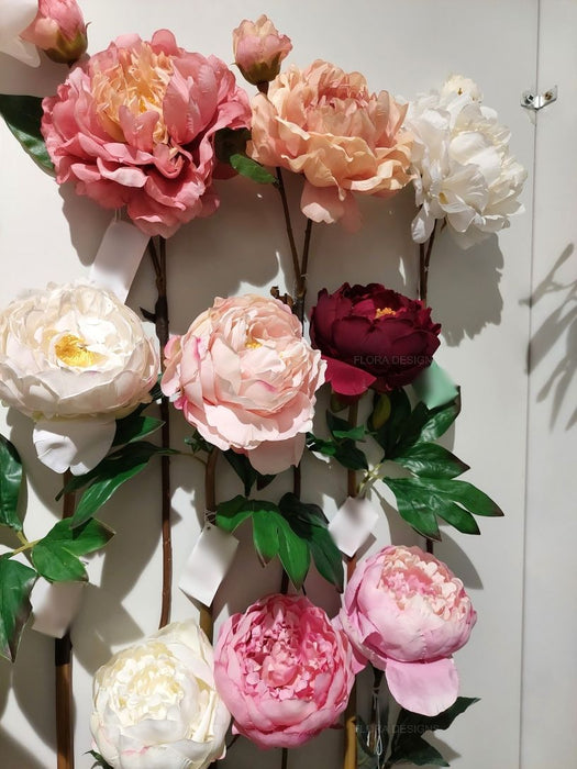 Peony Stem White 61cm Pack of 16
