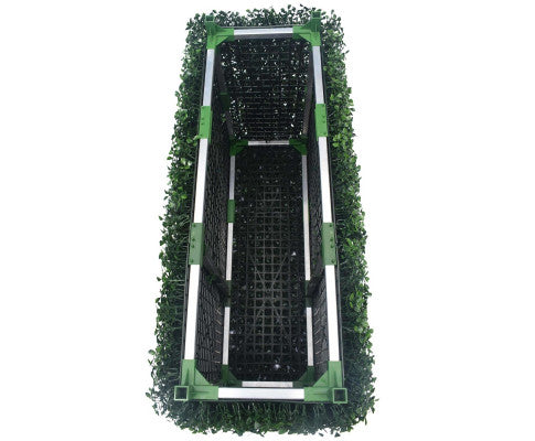 Portable Boxwood Hedge UV Resistant 25cm High 100cm Long