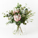 Protea King Mix in Vase - Light Pink - 57cm