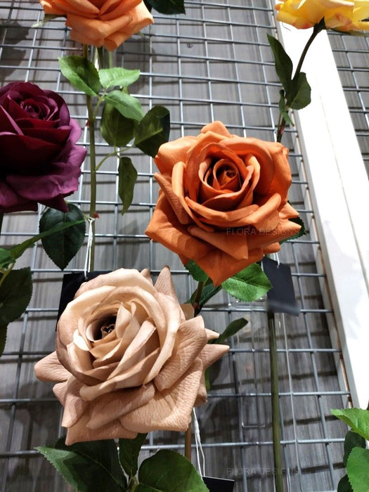 Rose Hannah Plum Purple 75cm Pack of 12
