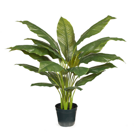 Spathiphyllum Leaf Plant Green 86cm Pack of 2