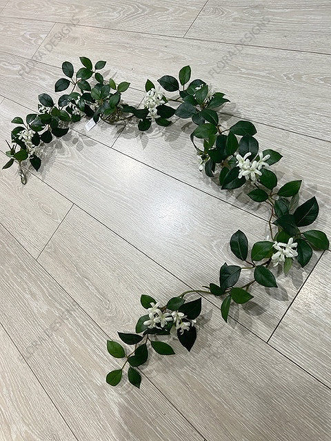 Star Jasmine Garland 178cm Cream Pack of 6