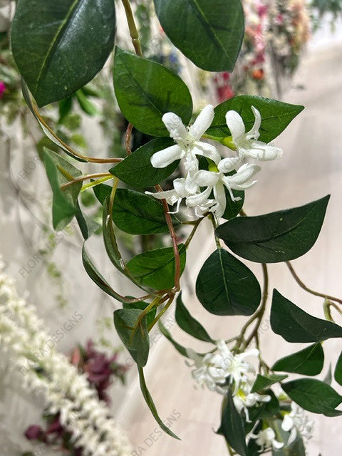 Star Jasmine Garland 178cm Cream Pack of 6