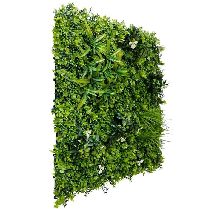 White Oasis Vertical Garden Green Wall UV Resistant 1m x 1m