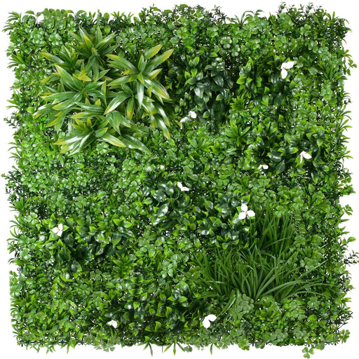 White Oasis Vertical Garden Green Wall UV Resistant 1m x 1m