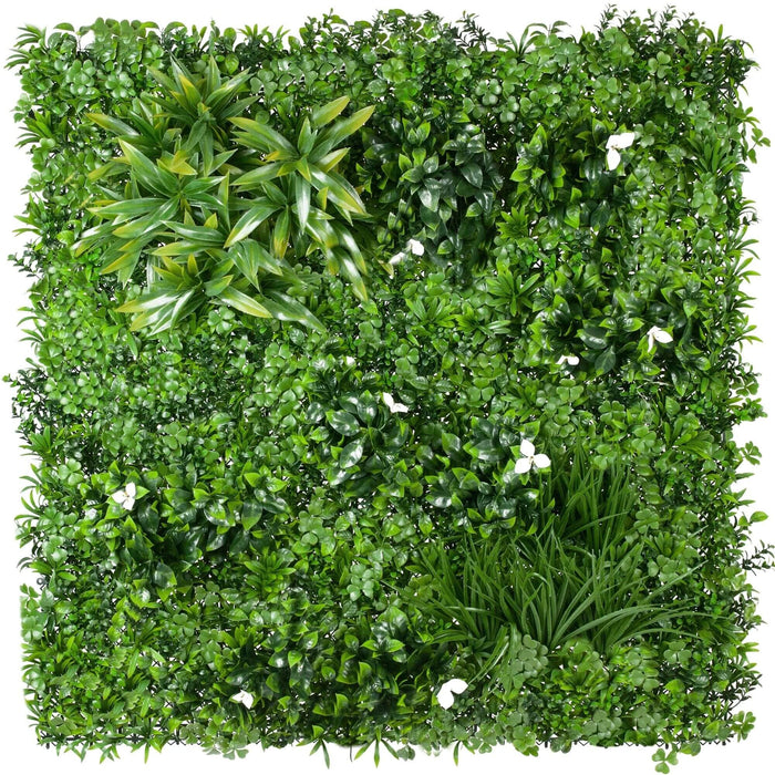 White Oasis Vertical Garden Green Wall UV Resistant 1m x 1m