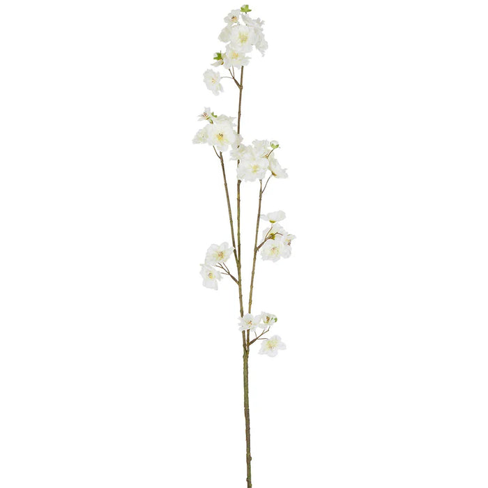 Blossom Spray White Green 84cm Pack of 12
