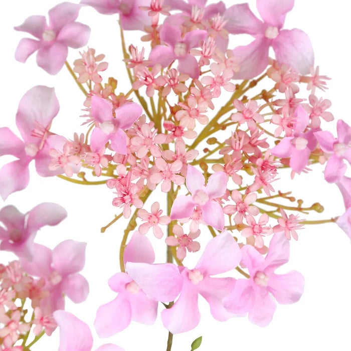 Hydrangea Spray Pink 70cm Pack of 12