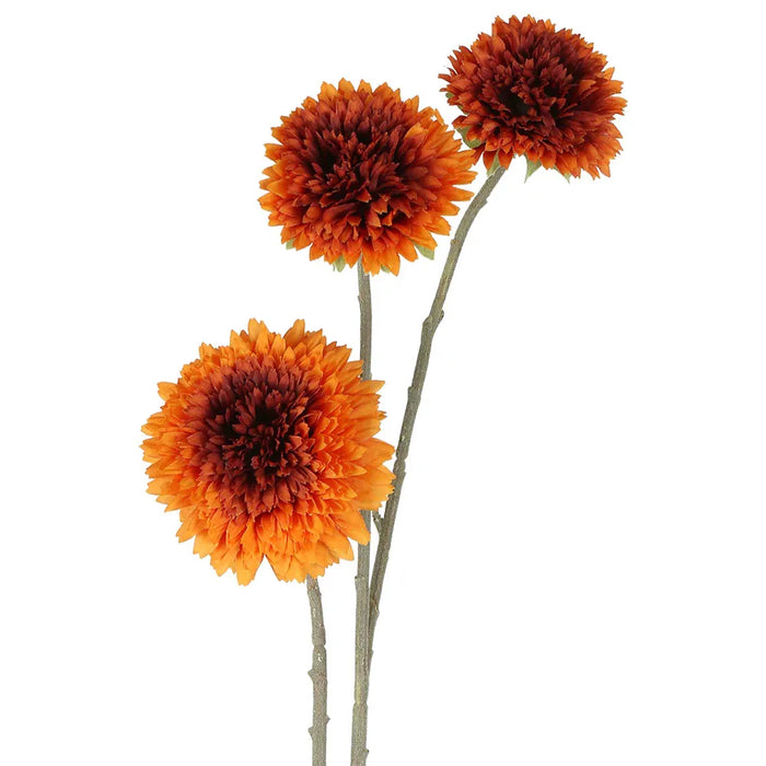 Mum Spray Orange 90cm Pack of 16